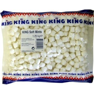 KING Soft Mints 1250g Beutel  (Minz-Bonbons)