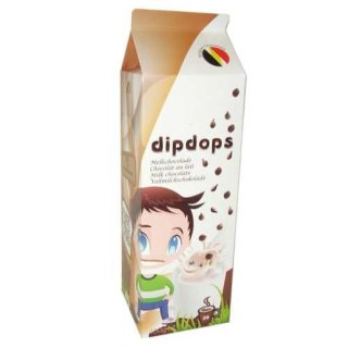 Dipdops Kakao-Drops Vollmilchschokolade 400g (Belgische Schokolade)