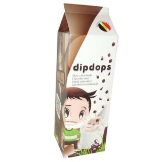 Dipdops Kakao-Drops Zartbitterschokolade 43% Kakao 400g (Belgische Schokolade)