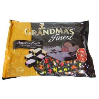 Grandmás Finest Gourmet Bonbons Liquorice Fruits 1kg