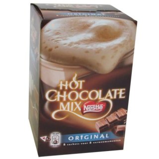 Nestlé Hot Chocolate Mix Original 8 x 25g (Heiße Schokolade)