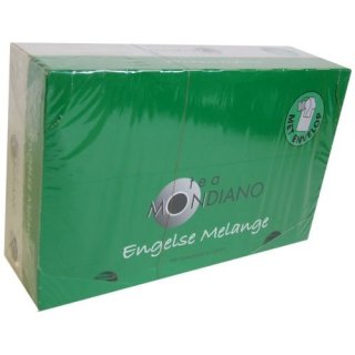 Tea Mondiano Premium Teebeutel, einzeln verpackt Engelse Melange 100 Btl. (Englische Mischung)
