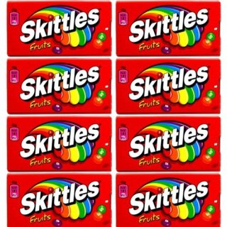 Skittles Kaudragees  "Fruits" 8 x 45g