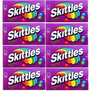Skittles Kaudragees  "Wild Berry" 8 x 45g