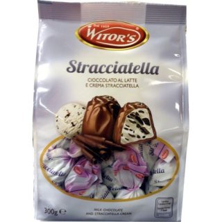 Witors Praline Stracciatella 300g Beutel (Milchschokolade & Stracciatella-Creme)
