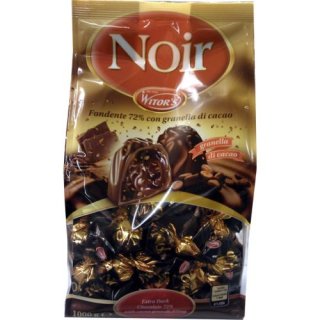 Witors Praline Noir 1000g Beutel (Dunkle Schokolade mit 50% Kakaoanteil)