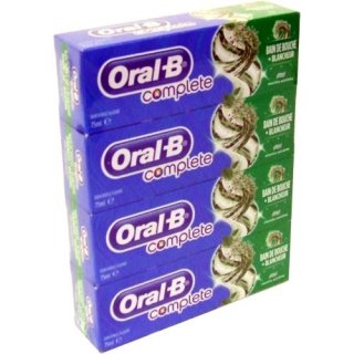 Oral-B Complete Zahncreme extreme Minze 4 x 75ml (Zahnpasta Mundwasser & Whitening)