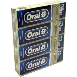 Oral-B Pro Expert Zahncreme Soft Minze 4 x 75ml (Zahnpasta Schutzglasur)
