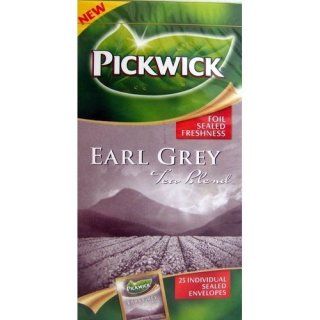 Pickwick Teebeutel Earl Grey 25 Beutel á 2g einzeln in Folie verpackt