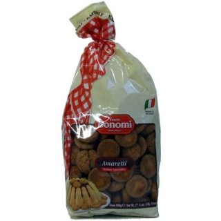 Forno Bonomi Amaretti 500g (italienisches Kaffee-Gebäck mit Aprikosenkernen)