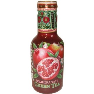 Arizona Green Tea Pomegranate (Grüntee und Granatapfel) 500ml