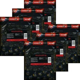 Venco Holland Lakritze Muntendrop 6 x 1,25kg (normales Lakritz)