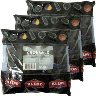 Klene Holland Lakritze Grof Geld 3 x 1,25kg (gemischte Drops)