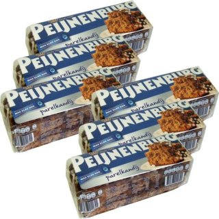 Peijnenburg parelkandij, 6 x 450g Packung (Frühstückskuchen)