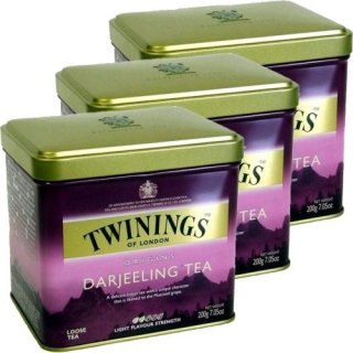 Twinings loser Tee Darjeeling Tea 3 x 200g (Metaldose)