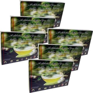 Dilmah Teebeutel a Selection of Special Green Teas, Oolong Tea & Natural Infusions 6 x 80 Btl.