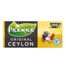 Pickwick Original Ceylon Großpackung 3er Pack (Schwarztee 3x 100x2g Teebeutel) + usy Block
