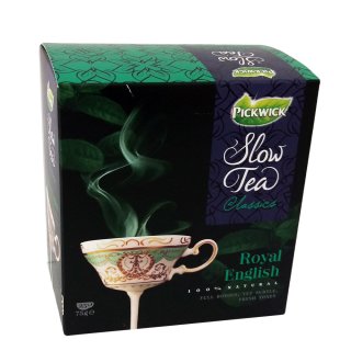 Pickwick Teebeutel Slow Tea Classics Royal English 25 Beutel á 3g (königlich Englisch)