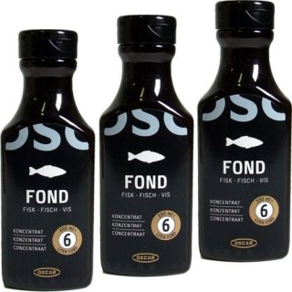 Oscar Fond Fisch Konzentrat für Brühen 3 x 200ml