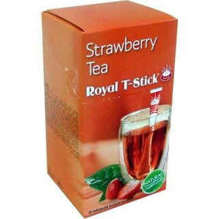 Royal T-sticks Strawberry Tea 30 Stück (Tee-Sticks Erdbeere einzeln verpackt)