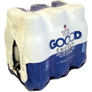 Goood Energy Drink Unlimited Lime with Guarana 6 x 0,33l Flasche