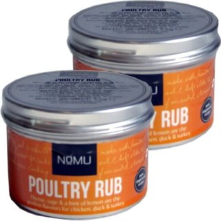Nomu Barbecue Rub Gewürz Poultry 2 x 55g (Geflügel)
