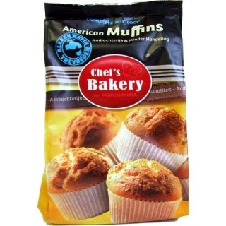 Chefs Bakery Backmischung American Muffins 1000g