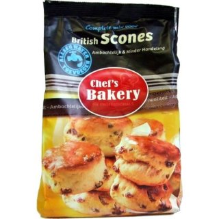 Chefs Bakery Backmischung British Scones, 800g (Britisches Gebäck)