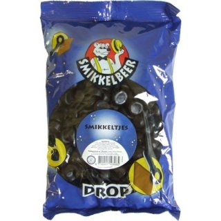 Smikkelbeer original Holland Lakritze Smikkeltjes, 1000g (süße, niederländische Weichlakritze)
