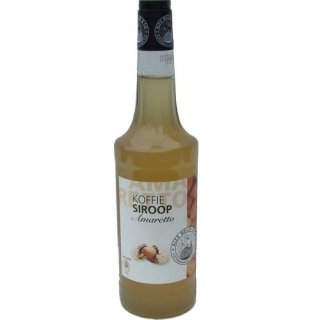 Alex Meijer Kaffee Sirup Amaretto 70cl, Sirup für Kaffee, Tee und Co. (Amaretto)