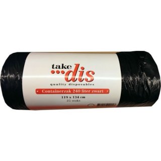 take dis Müllsäcke 25 Beutel á 240l (Müllsack/Abfallsack 119 x 134 cm)
