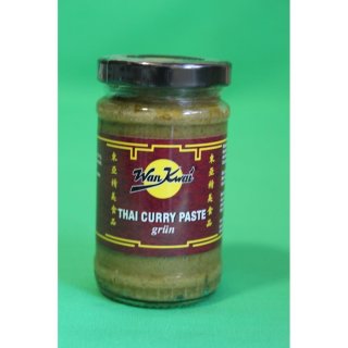 Wan Kwai Thai Curry Paste grün (110g Glas)