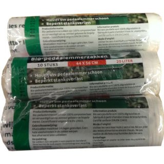 PACKIT BIO-Müllsäcke 3 x 10 Beutel á 20l (Müllsack/Abfallsack 44 x 56 cm)