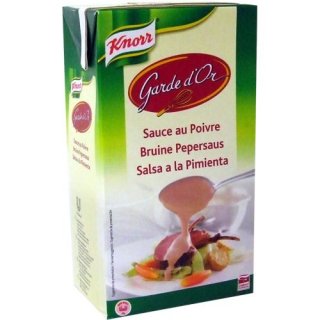 Knorr Garde dOr Braune Pfeffer Sauce 1l (Bruine Peppersaus)