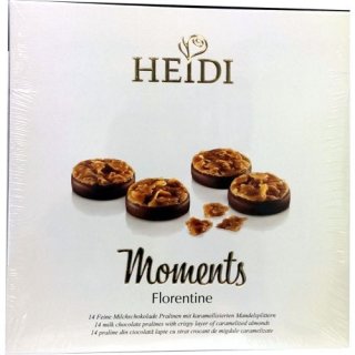 Heidi Gourmet-Pralinen Moments Florentine 150g (karamellisierte Mandelsplitter)