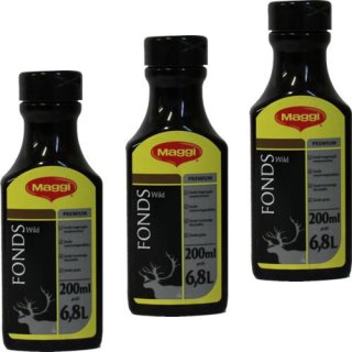 Maggi Fond Wild Konzentrat für Brühen 3 x 200ml