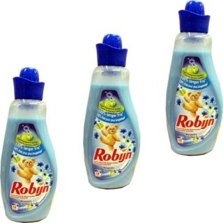 Robijn Weichspüler Morgenfrische 3 x 1500ml Flasche (Morgenfris)