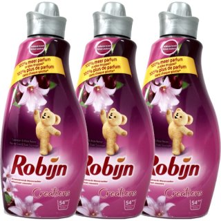 Robijn Weichspüler Sensation Tiaré-Blume & wilde Beeren 3 x 1500ml Flasche (Tiarebloem & wilde Bessen)