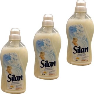 Silan Weichspüler Baby-Weich hypoallergeen Mandel & Aloe Vera 3 x 1500ml Flasche (Amandel & Aloe Vera)