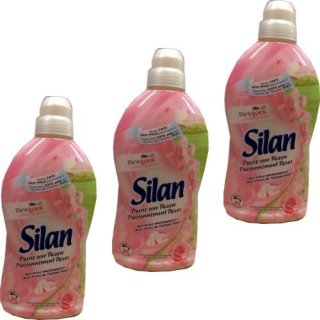 Silan Weichspüler Leidenschaft für Rosen 3 x 1350ml Flasche (Passie voor Rozen)