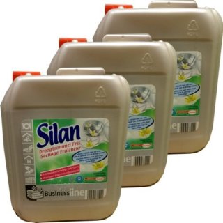 Silan Weichspüler Businessline green Trocknerfrisch 3 x 5000ml Kanister (Hitzebeständig)