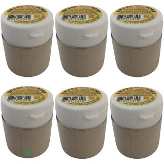 Original niederländisches Salmiakpulver 6er-Pack süß (6 x 30g Zwart Wit Zoet)