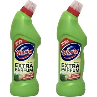 Glorix WC-Reiniger Limone 2 x 750ml Gel Extra Parfum