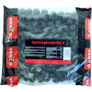 Venco Holland Lakritze Salmiakrondos 1kg Packung (Salmiak-Kugeln)