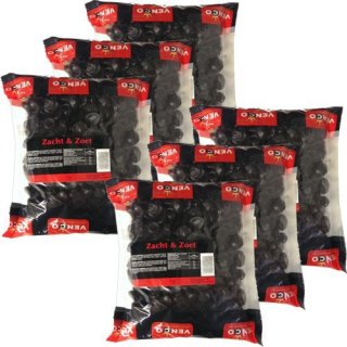Venco Holland Lakritze Zacht & Zoet 6 Packungen a 1kg (weich und süß)