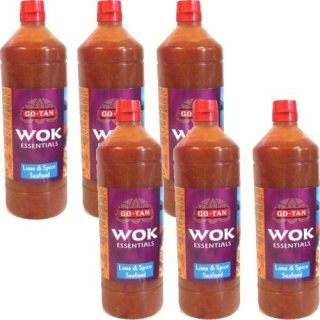 GoTan Asia-Sauce Lemon&Spice Seafood 6 x 1000ml (Wok Essentials)