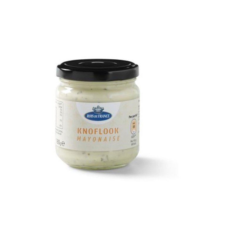 Rois de France Gourmet Knoflook Mayonaise 180g Glas (Knoblauch Mayonn Rois de France Gourmet Knoflook Mayonaise 180g Glas (Knoblauch Mayonn