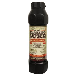 The Real Blazing Luke Barbecue Sauce Smokey Hot Cocktail 800ml Flasche (Grill-Sauce)