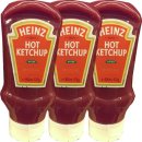 Heinz Gewürz-Sauce Hot Ketchup 3 Flaschen...