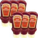 Heinz Gewürz-Sauce Hot Ketchup 6 Flaschen...
